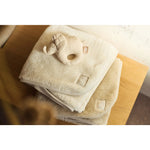 Jollein Deken Basic Jersey/Sherpa 100x150cm - Warm Sand