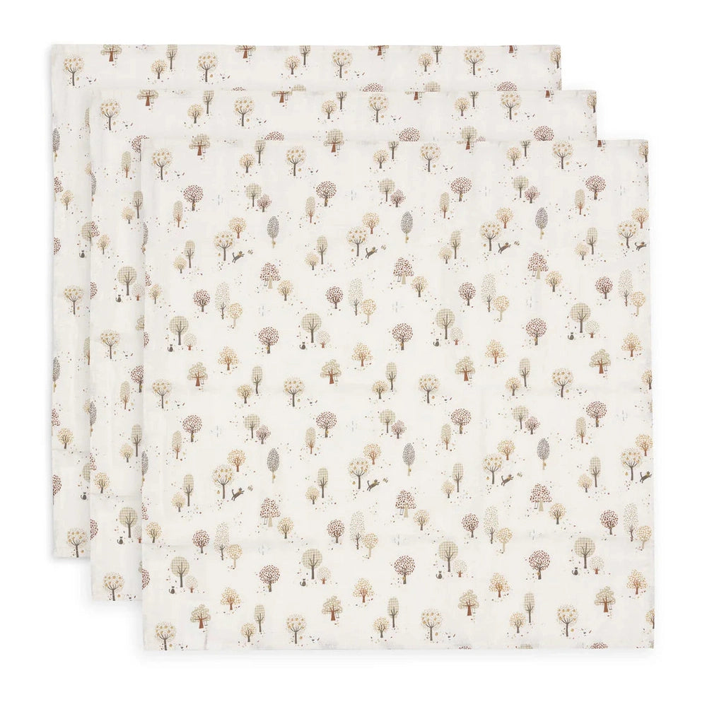 Jollein - Hydrofiele Doeken 70x70cm - 3 stuks - Tiny Park