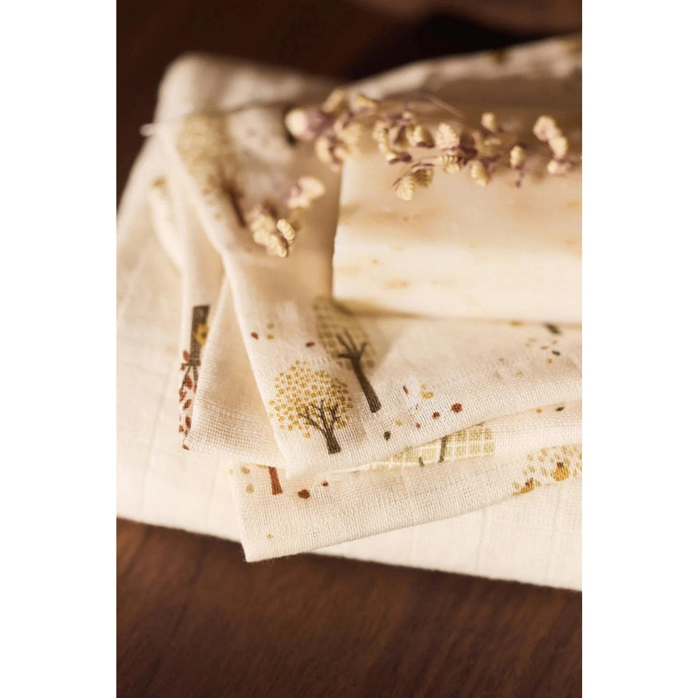 Jollein Hydrofiele Washandjes 3-pack - Tiny Park