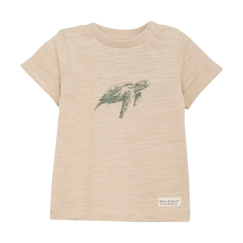 T-shirt Met Korte Mouwen In Katoen - Schildpad