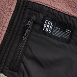 Colorkids Zachte Fleecejas Colorblock - Roos