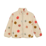 Minymo Fleece Jas - Flowers