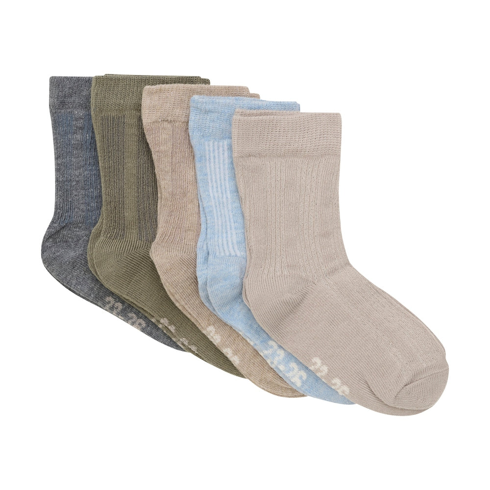 Minymo 5-pack Sokken - Winter Sky