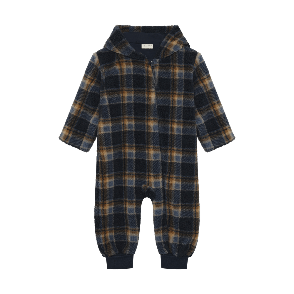 Minymo Fleece Onesie - Ruiten