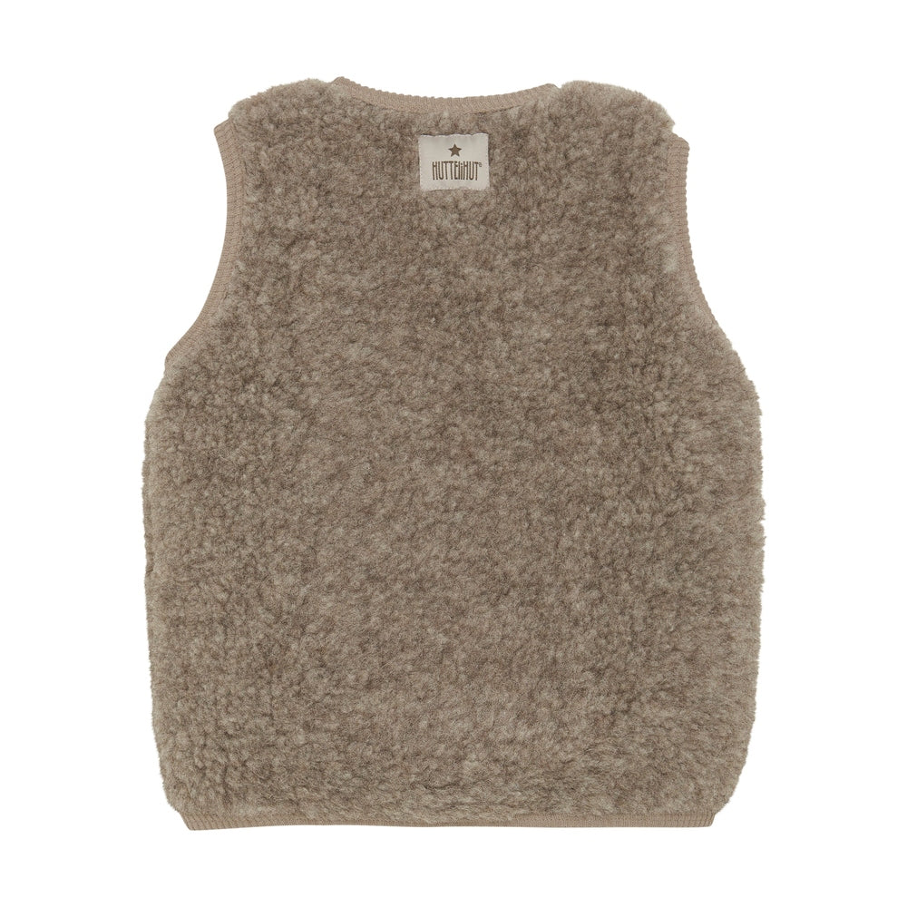 Huttelihut Merinowollen Vest Zonder Mouwen - Teddy
