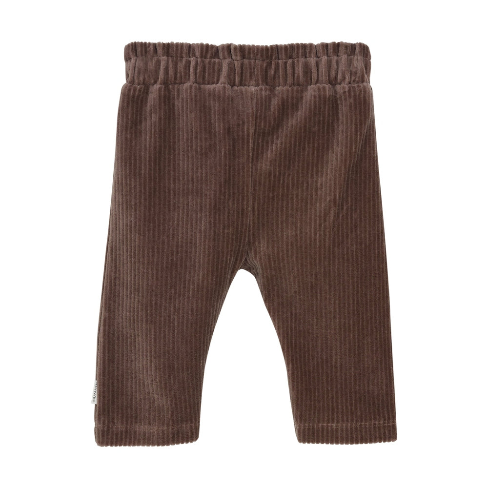 Minymo Velour Broek - Chocolate Chip