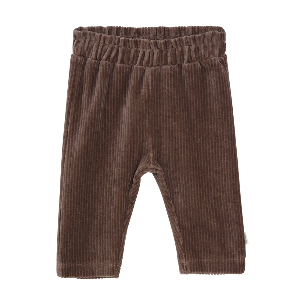 Minymo Velour Broek - Chocolate Chip