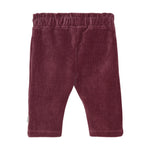 Minymo Velour Broek - Rose Brown