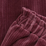 Minymo Velour Broek - Rose Brown