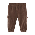 Minymo Velour Broek Met Zak - Chocolate Chip