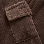 Minymo Velour Broek Met Zak - Chocolate Chip