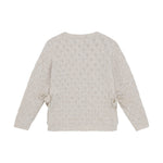 Minymo Gebreide Pullover- Smoke Gray