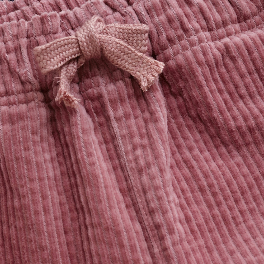 Minymo Velours Broek - Woodrose