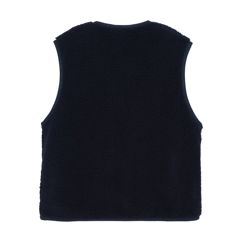 Minymo Mouwloze Vest Teddy - Parisian Night