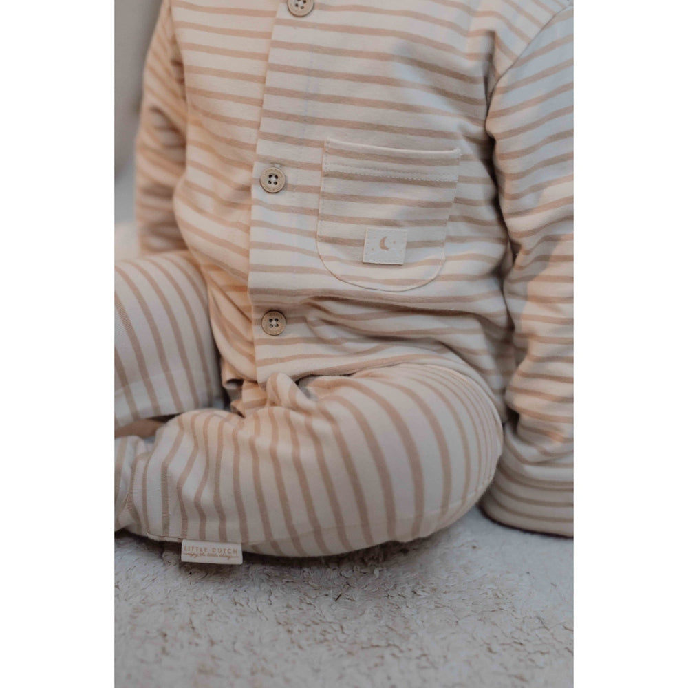 Little Dutch Eendelige Pyjama - Natural Stripes