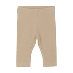 Huttelihut Legging Ribstof - Light Taupe