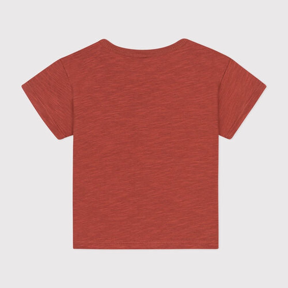 T-shirt Met Korte Mouwen In Gevlamde Jersey Voor Baby’s