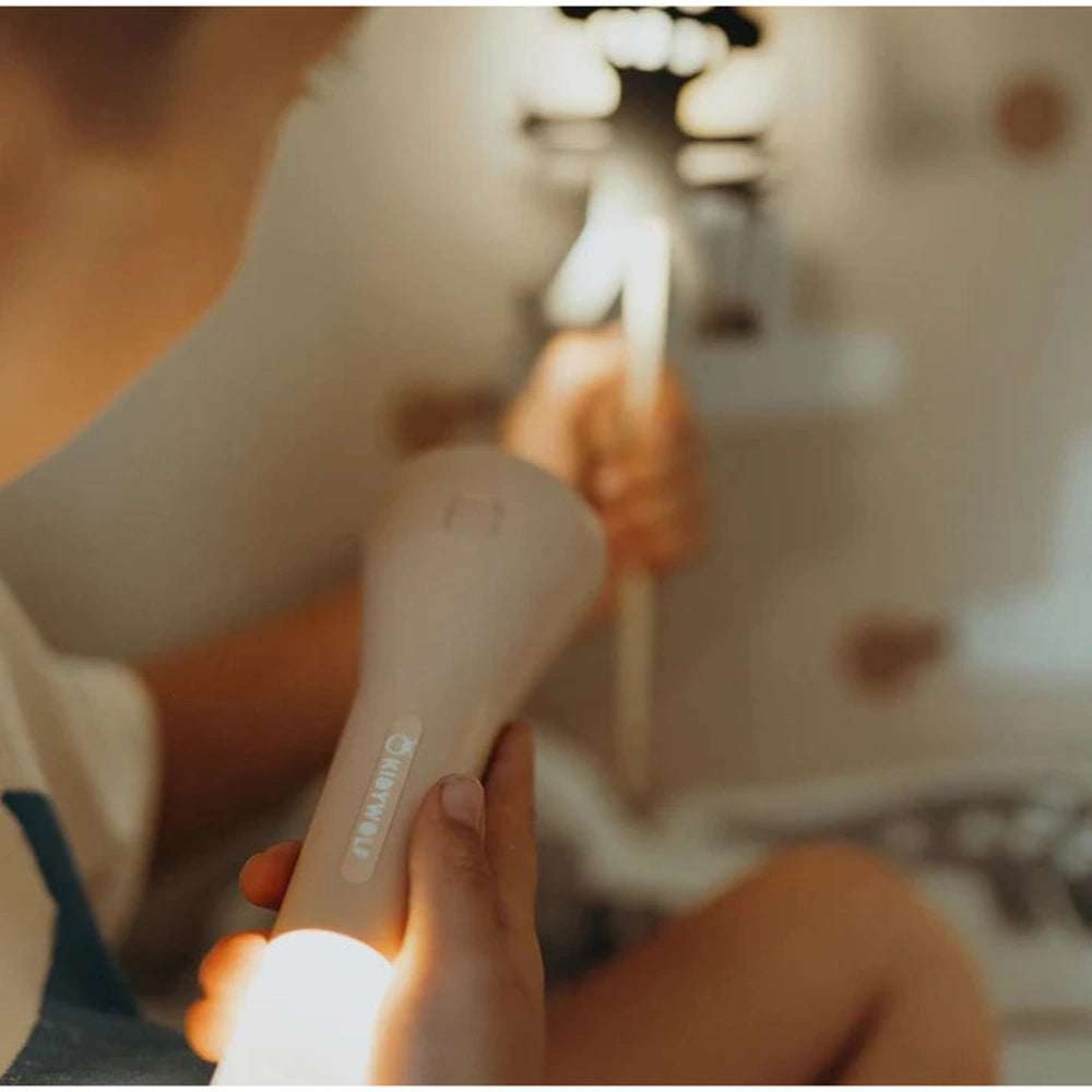 Kidywolf Multifunctionele Zaklamp Kidyflashlight - Roos