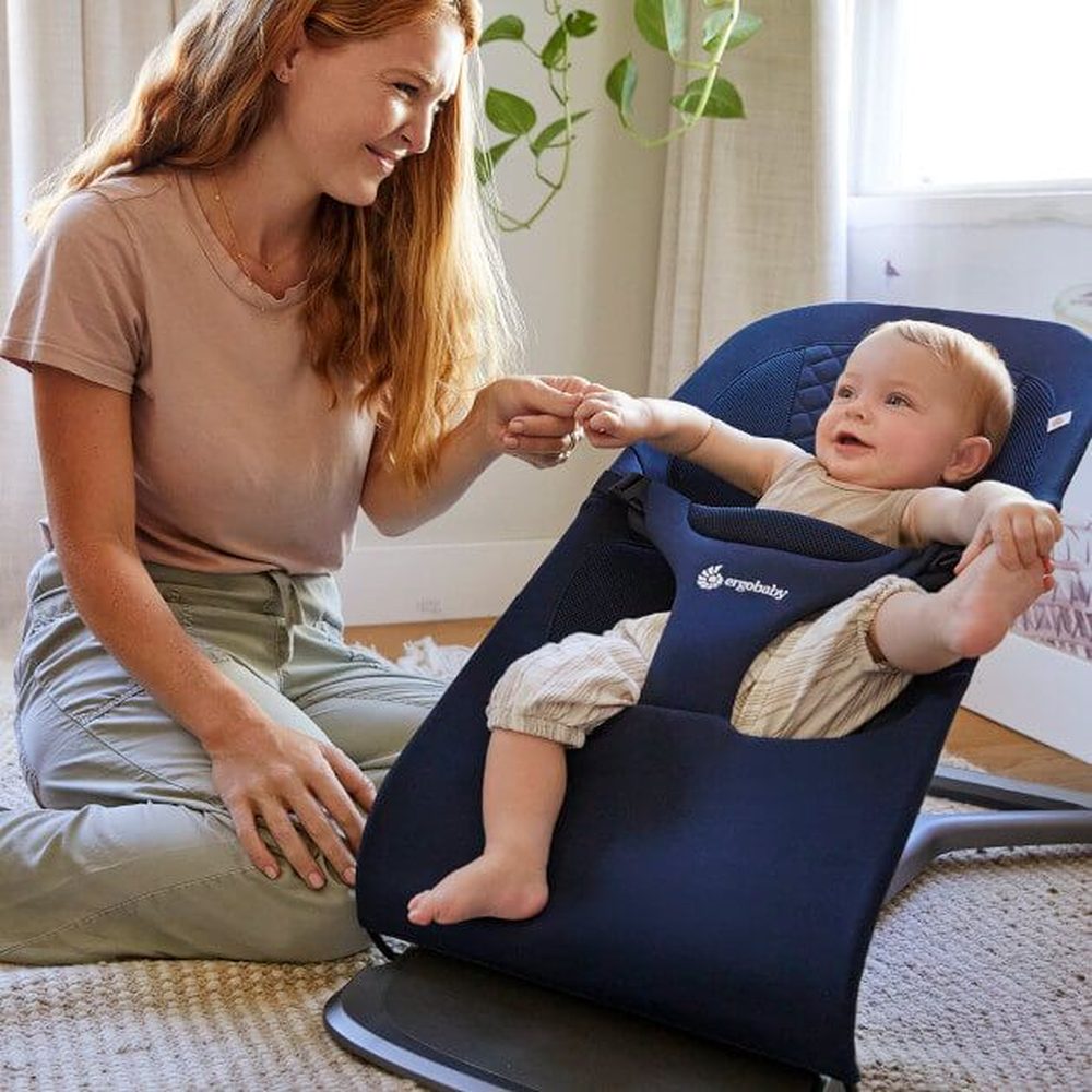 Ergobaby 3-in-1 Evolve Bouncer - Wipstoeltje Midnight Blue