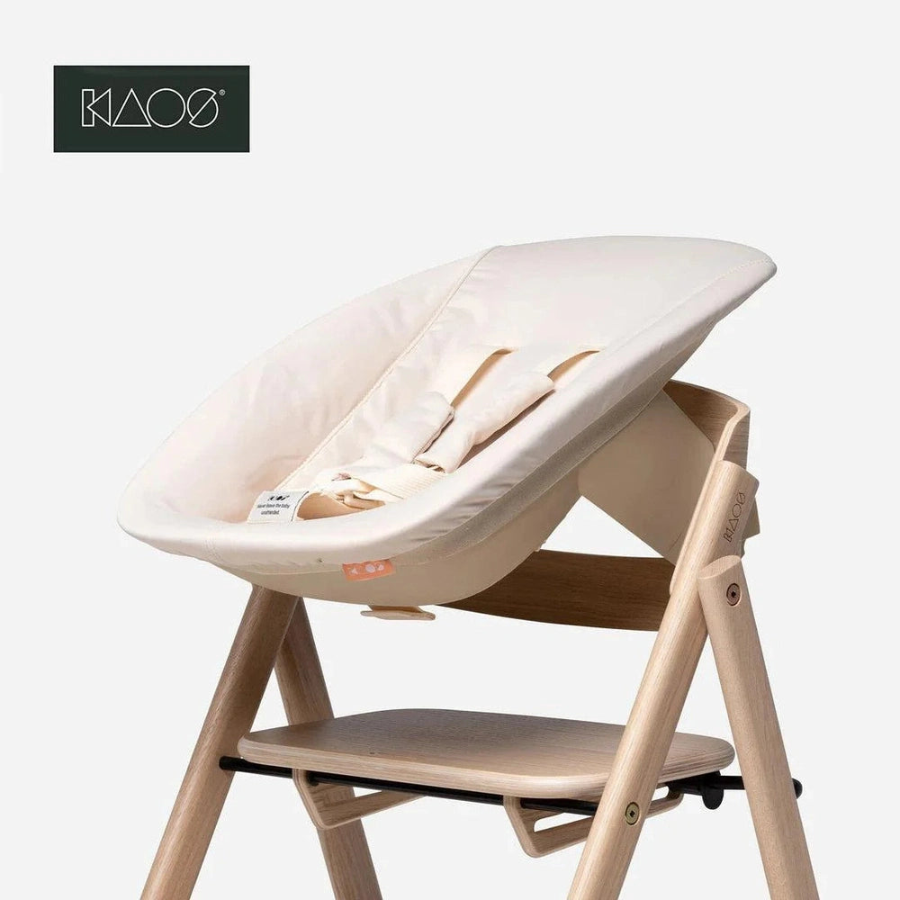 Kaos Klapp Babyzitje - Duurzaam en Veilig Babyseat voor Klapp Kinderstoel - Gemaakt van Gerecycled Visnet - Off White / Ivory