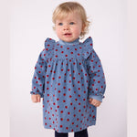 Petit Bateau Jurk Met Ruches - Appeltjes