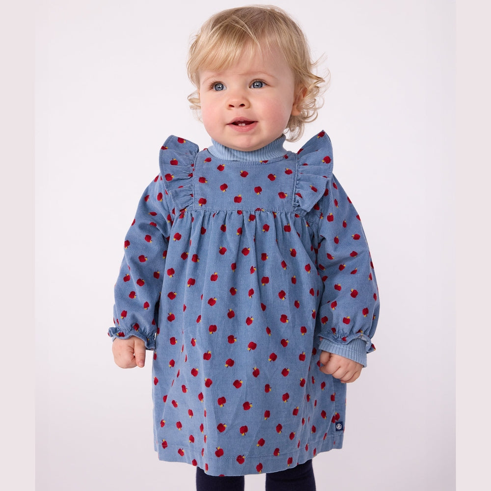 Petit Bateau Jurk Met Ruches - Appeltjes