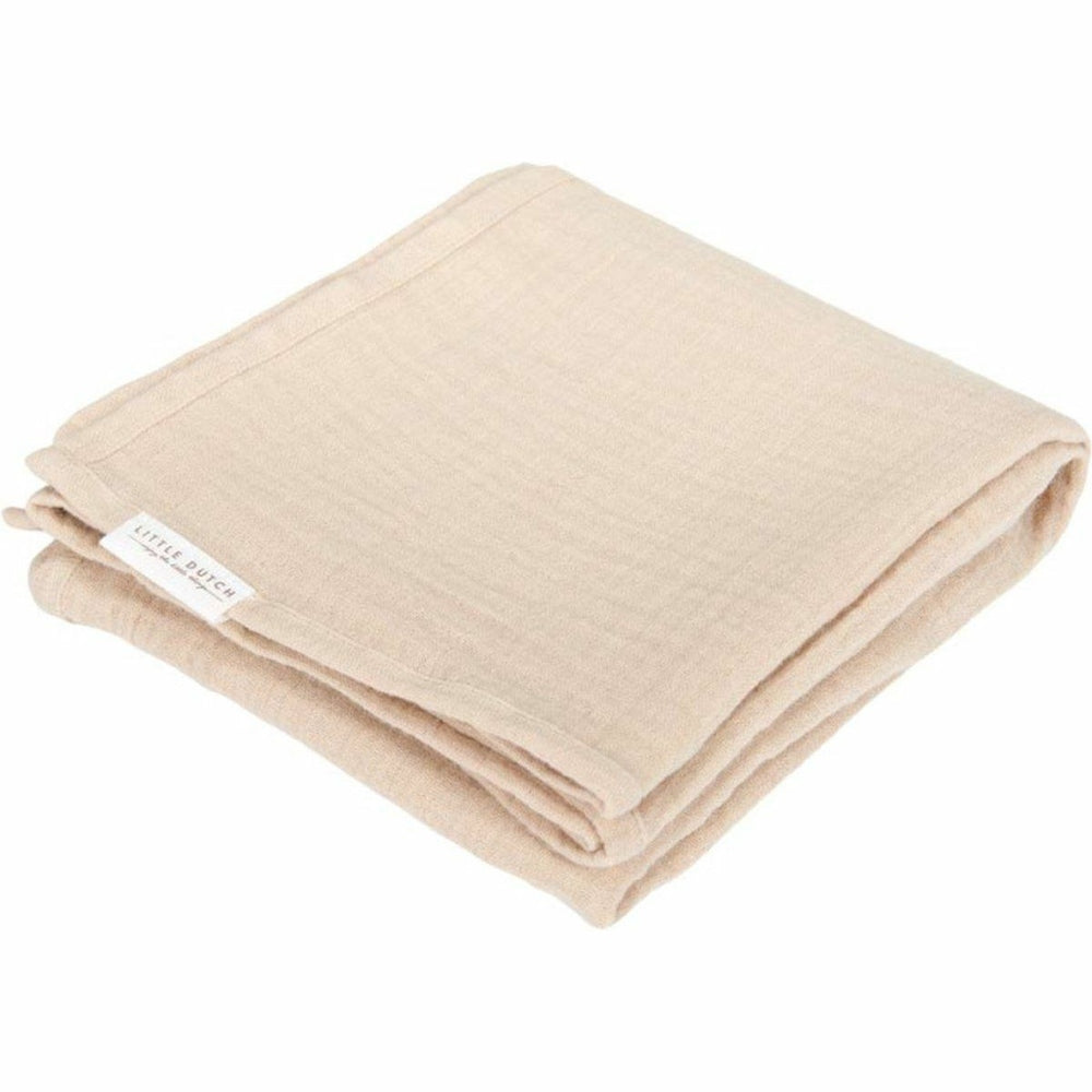 Little Dutch Hydrofiele Doek / Tetradoek / Swaddledoek / Inbakerdoek 120x120 - Beige