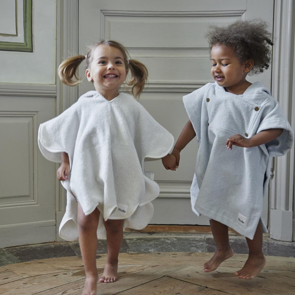 Elodie Details Baby Badcape - Vanilla White - one size - Elodie Details