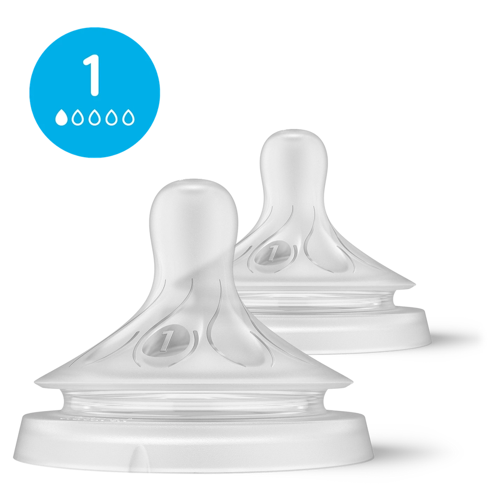 Philips Avent Natural Response Spenen 1 Extra Slow – 2-Pack