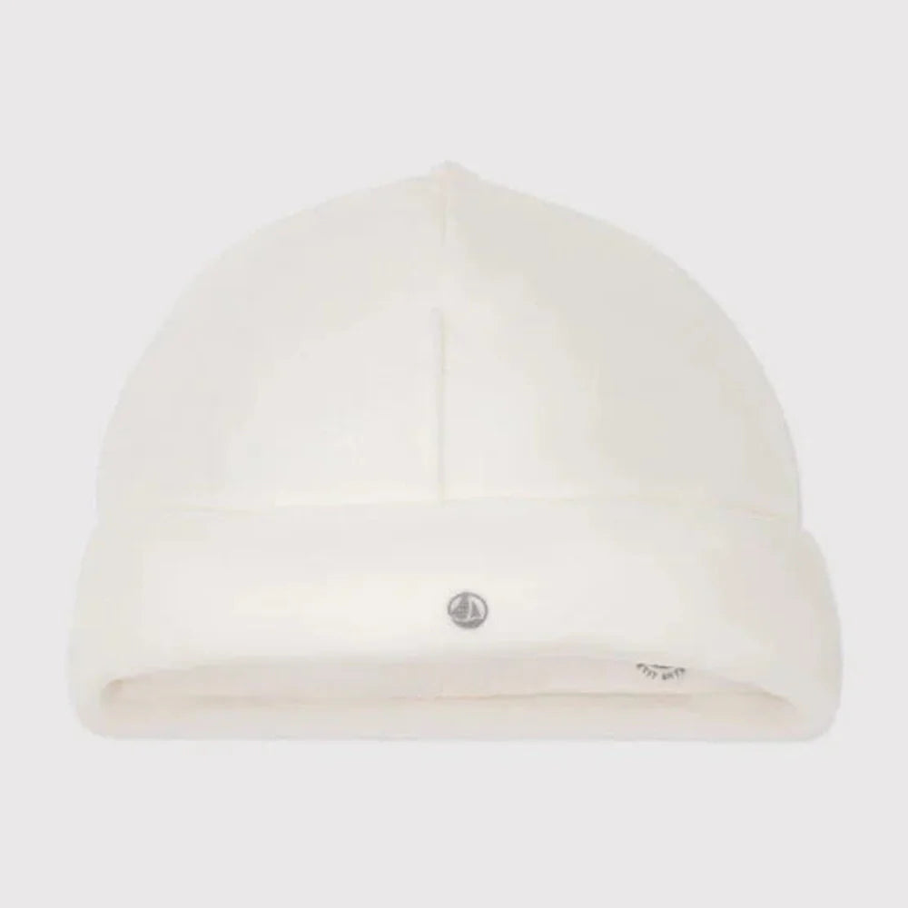 Petit Bateau Geboortemutsje Van Fluwelen Bouclé