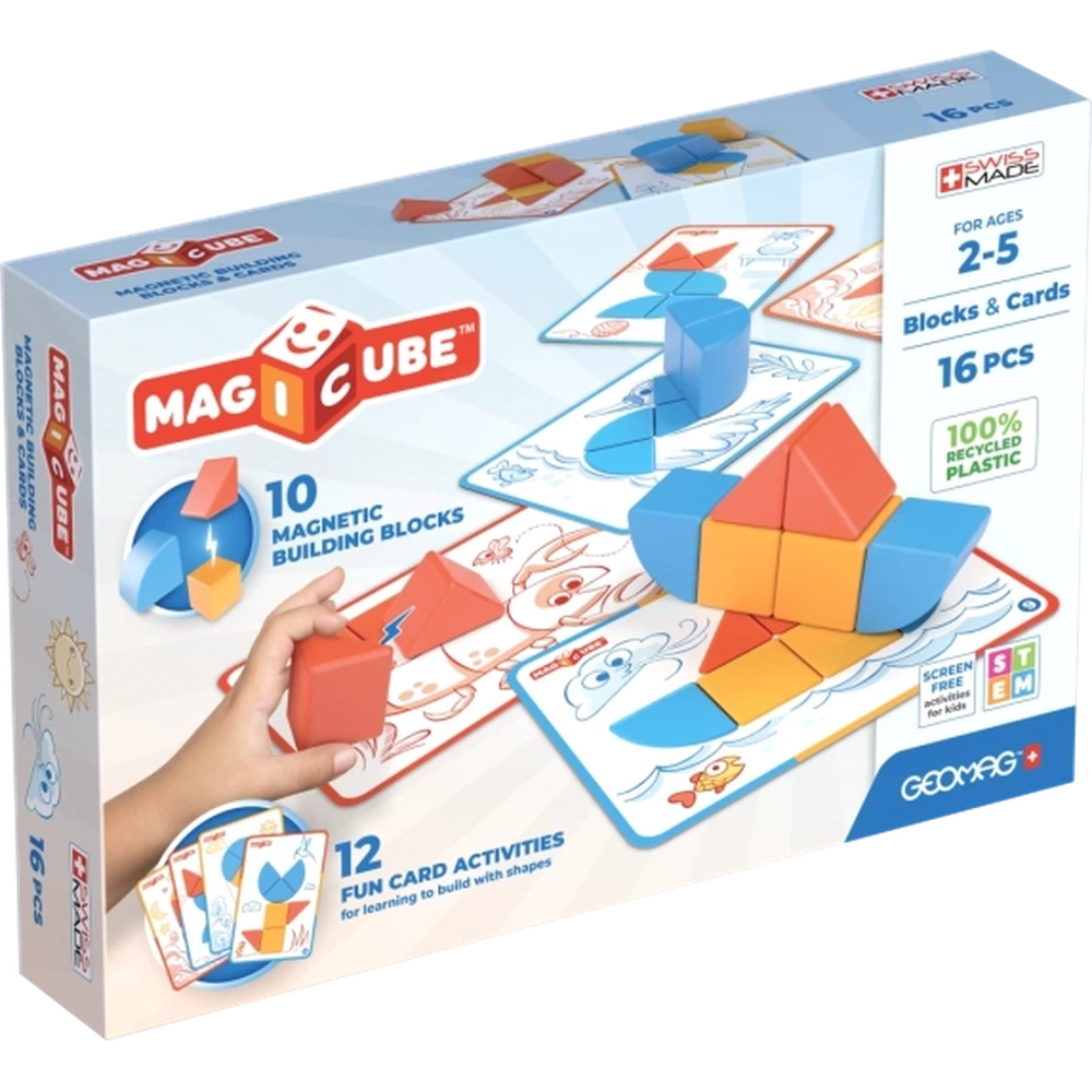 Geomag Magicube Magnetisch Speelgoed Blocks And Cards | 16 Onderdelen