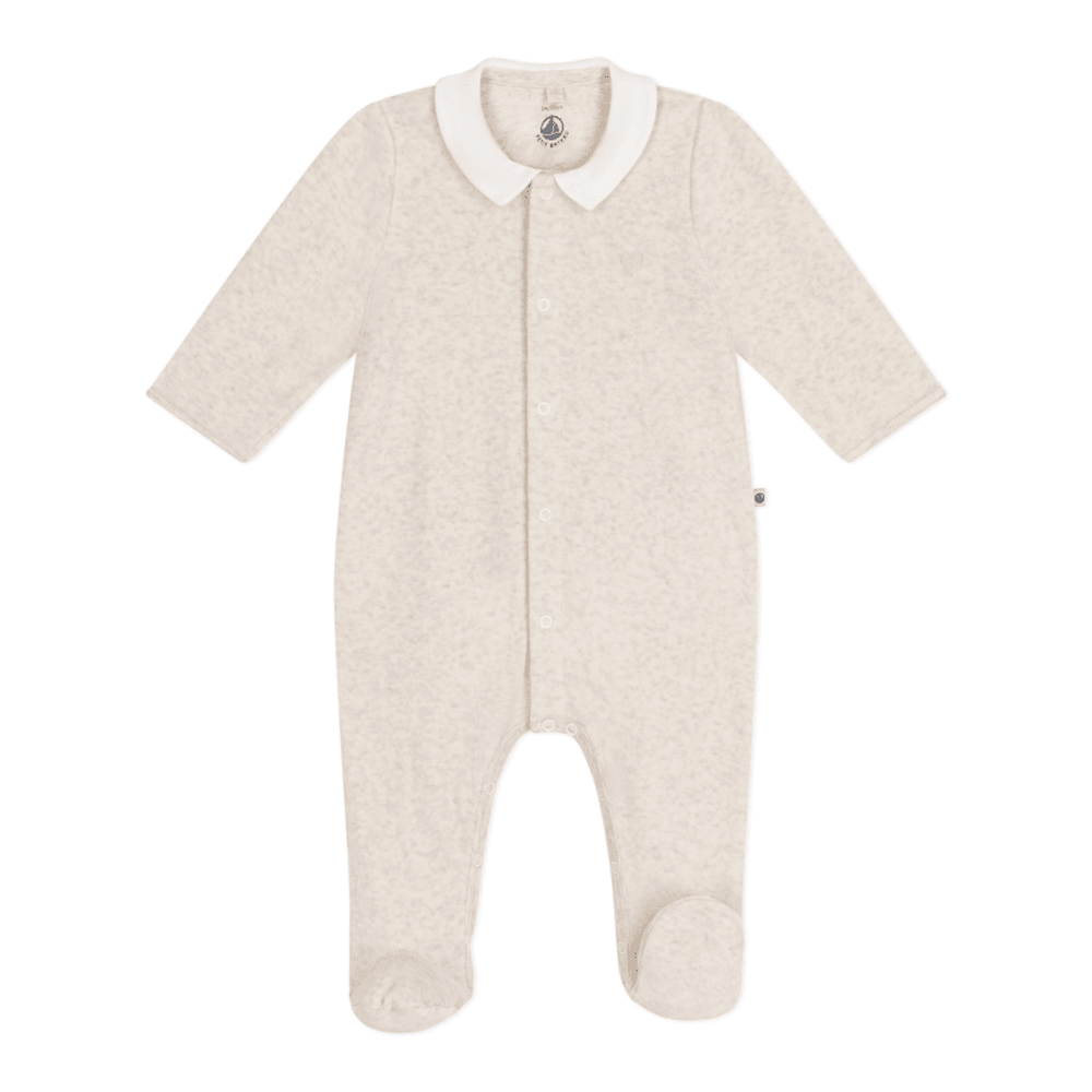 Petit Bateau Babypakje Met Kraag - Beige