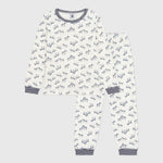 Petit Bateau Fluwelen Kinderpyjama - Zebraprint