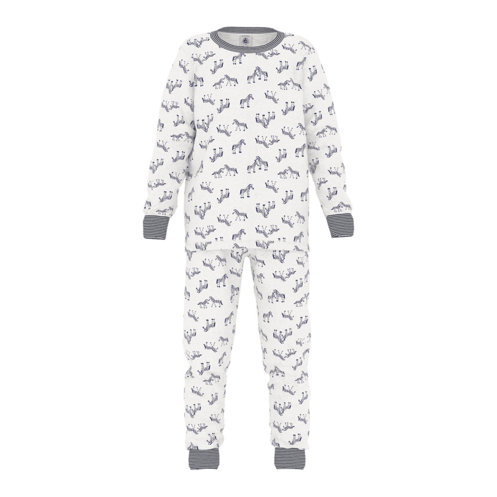 Petit Bateau Kinderpyjama - Zebraprint