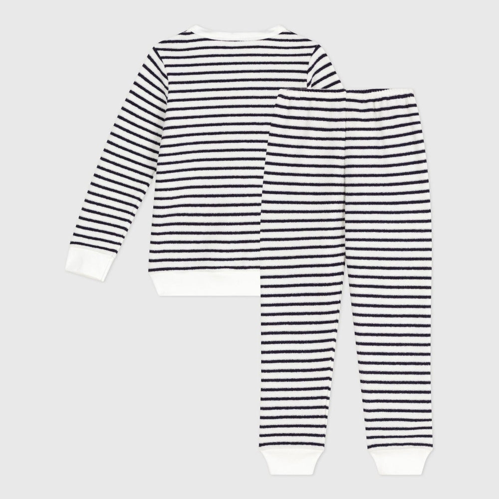 Petit Bateau Pyjama Van Katoenen Badstof Met Strepen