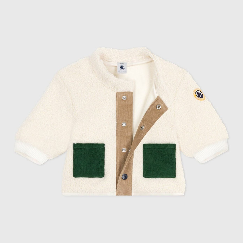 Petit Bateau Baby Sherpa Jas