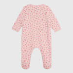 Petit Bateau Babypyjama Van Geruwde Fleece - Roze Appeltjes