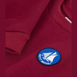 Petit Bateau Effen Katoenen Sweater Voor Kinderen - Donkerrood