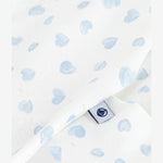 Petit Bateau Katoenen Babypyjama Met Kraag - Blauwe Hartjes