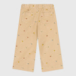 Petit Bateau Fluwelen Broek - Bloemetjes