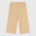 Petit Bateau Fluwelen Broek - Bloemetjes