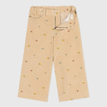 Petit Bateau Fluwelen Broek - Bloemetjes