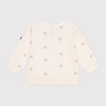 Petit Bateau Baby Sweatshirt Met Vintage Bootprint