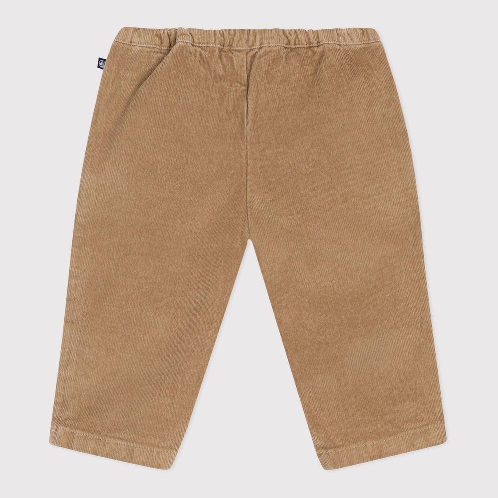 Petit Bateau Fluwelen Broek - Beige