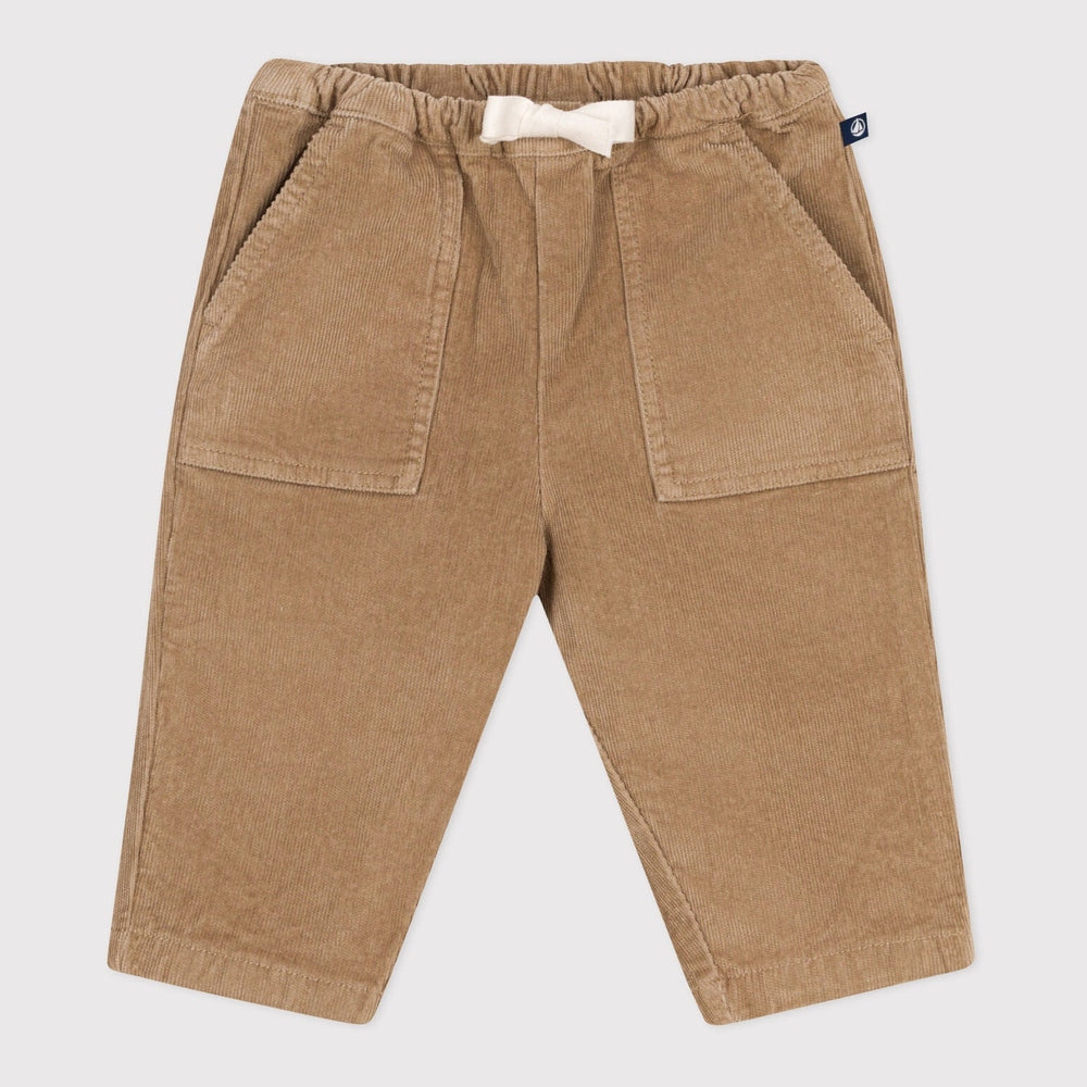 Petit Bateau Fluwelen Broek - Beige