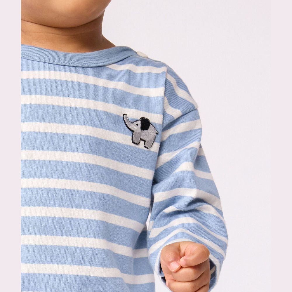 Petit Bateau Katoenen Truitje - Matrozenstrepen