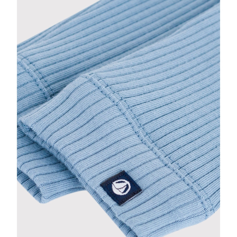 Petit Bateau Effen Katoenen Baby Legging - Blauw