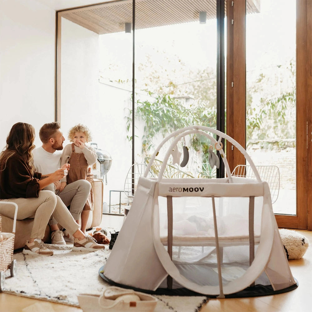 Aeromoov Reisbed Instant Travel Cot voor Baby en Peuter - White Sand