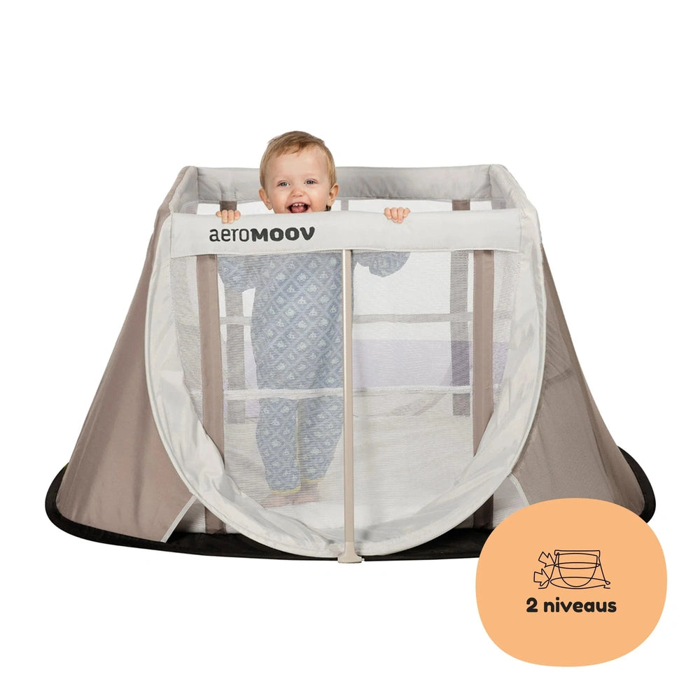 Aeromoov Reisbed Instant Travel Cot voor Baby en Peuter - White Sand