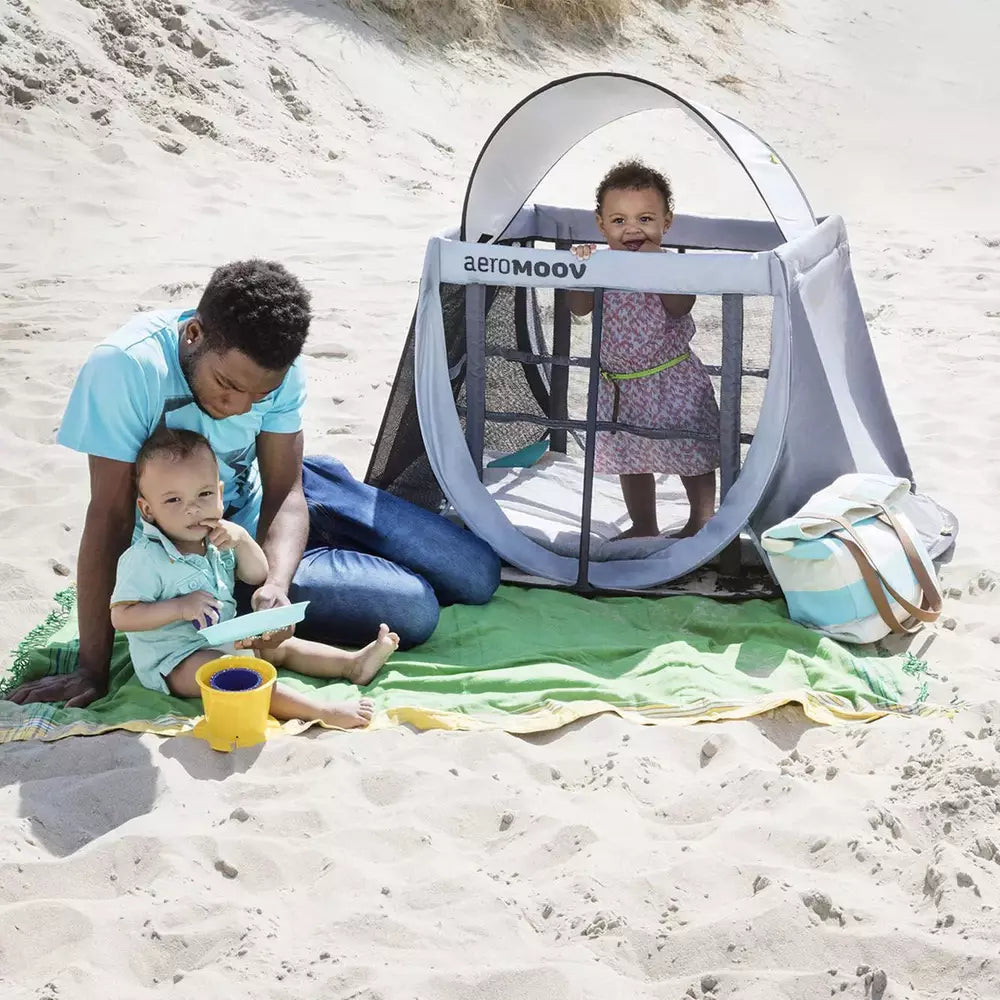 REISBED AEROMOOV - INSTANT TRAVEL COT - GREY ROCK